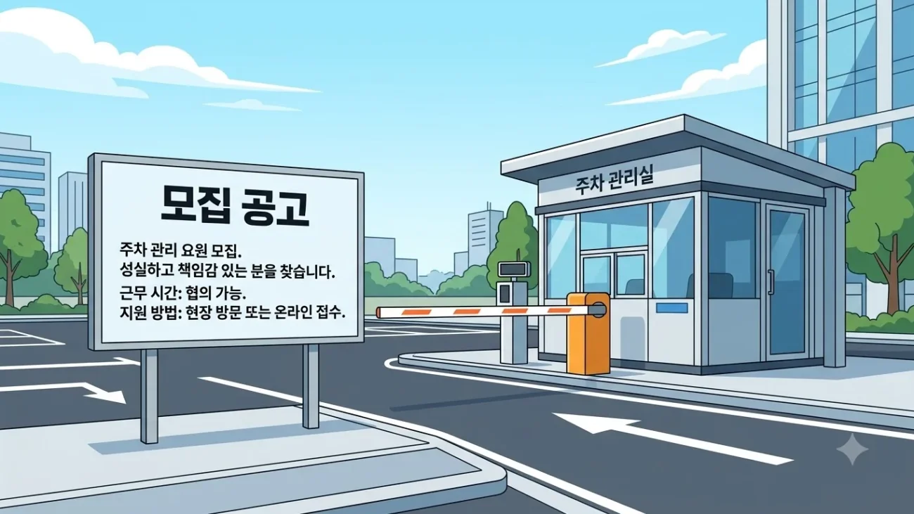 주차관리 — 자격증 없이 시작할 수 있는 일