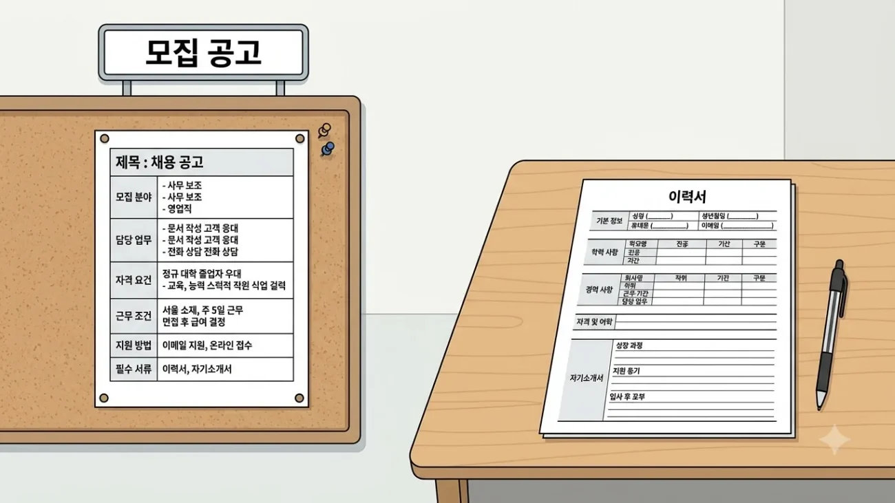 자기소개서 쓰는 법 — 직종별 예시 전문
