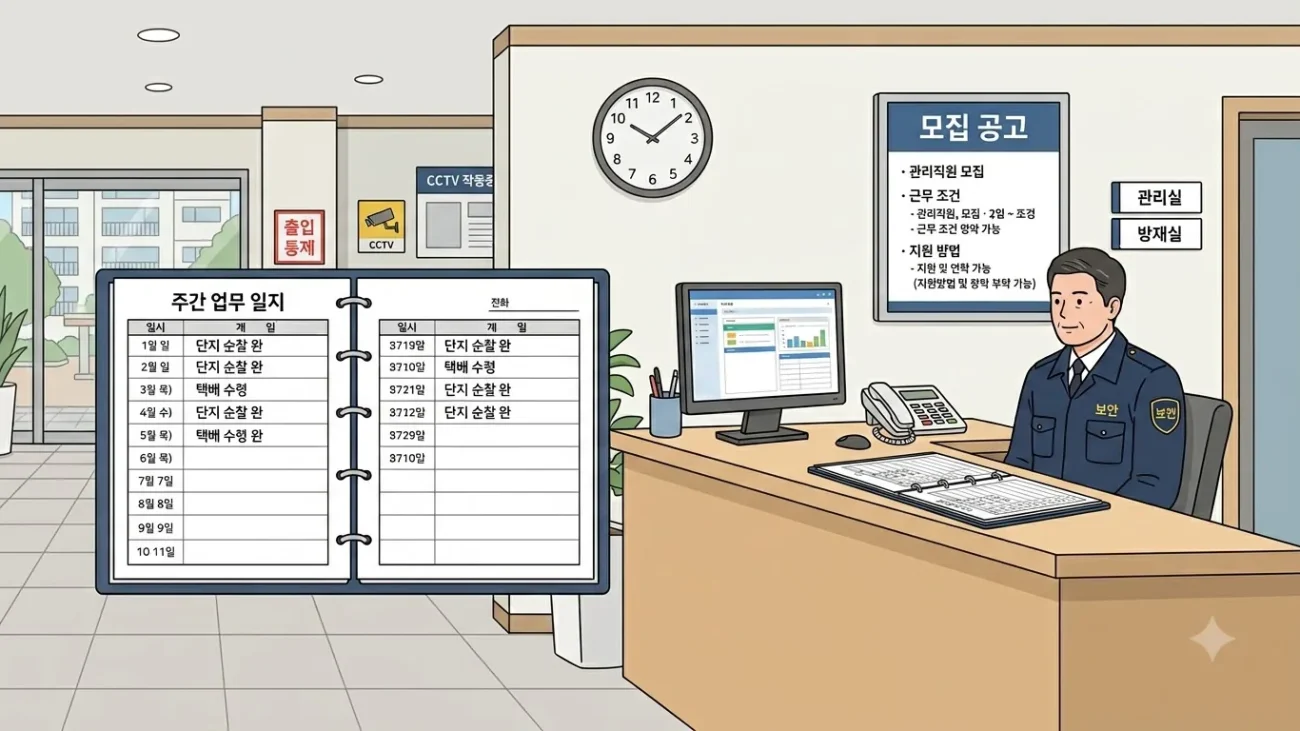 경비 일자리 신임교육 면제 — 경찰 경력자 기준