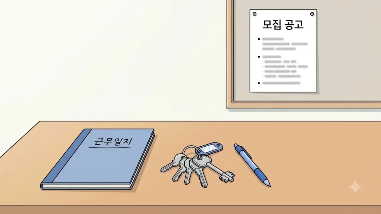 학교 당직전담실무원 — 60세 이후 지원 가능 자리