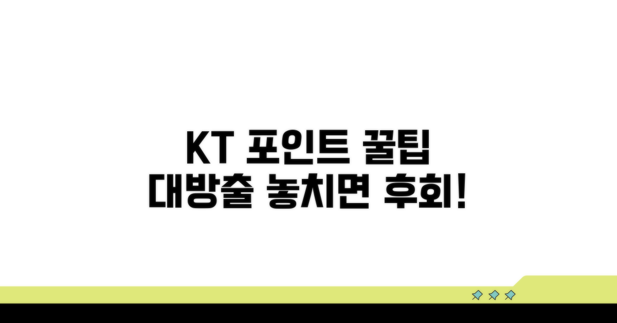 KT 포인트, 똑똑하게 쓰는 법