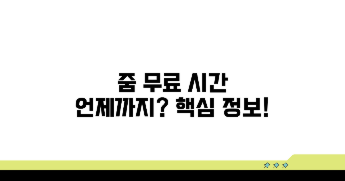 줌 회의 무료 이용 시간 제한은?