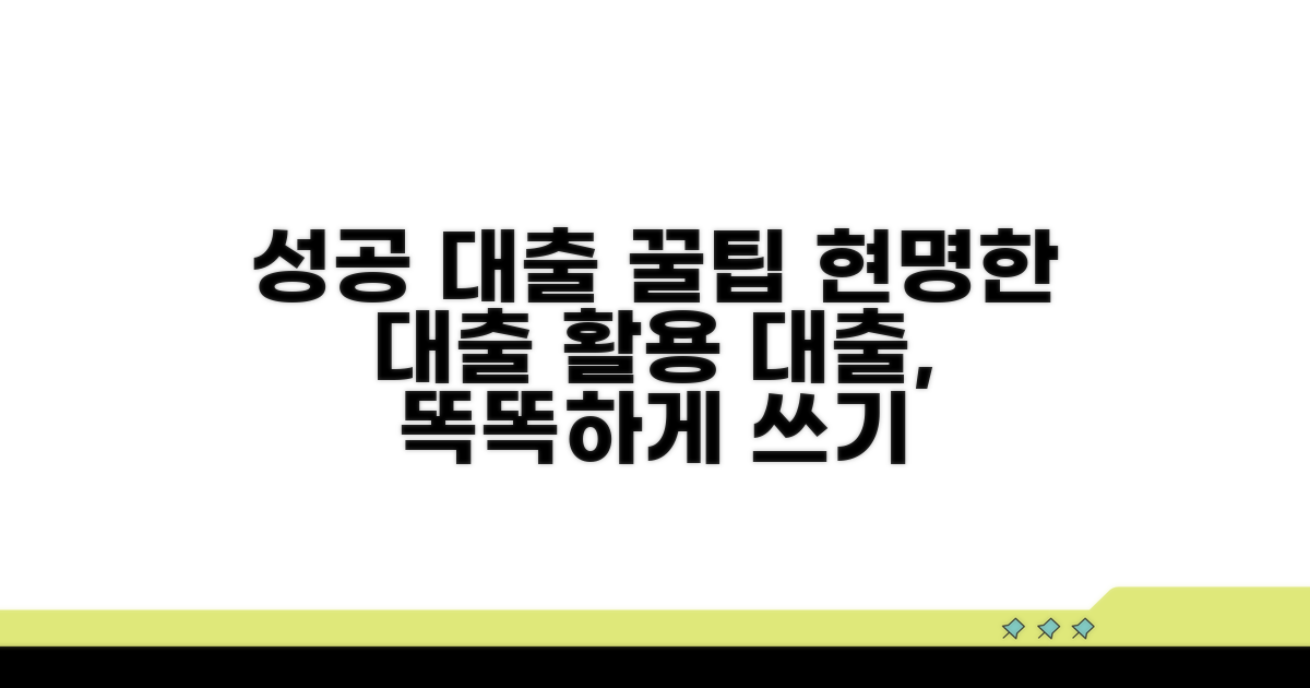 성공적인 대출 활용 팁
