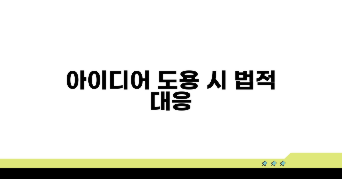 아이디어 도용 시 법적 대응