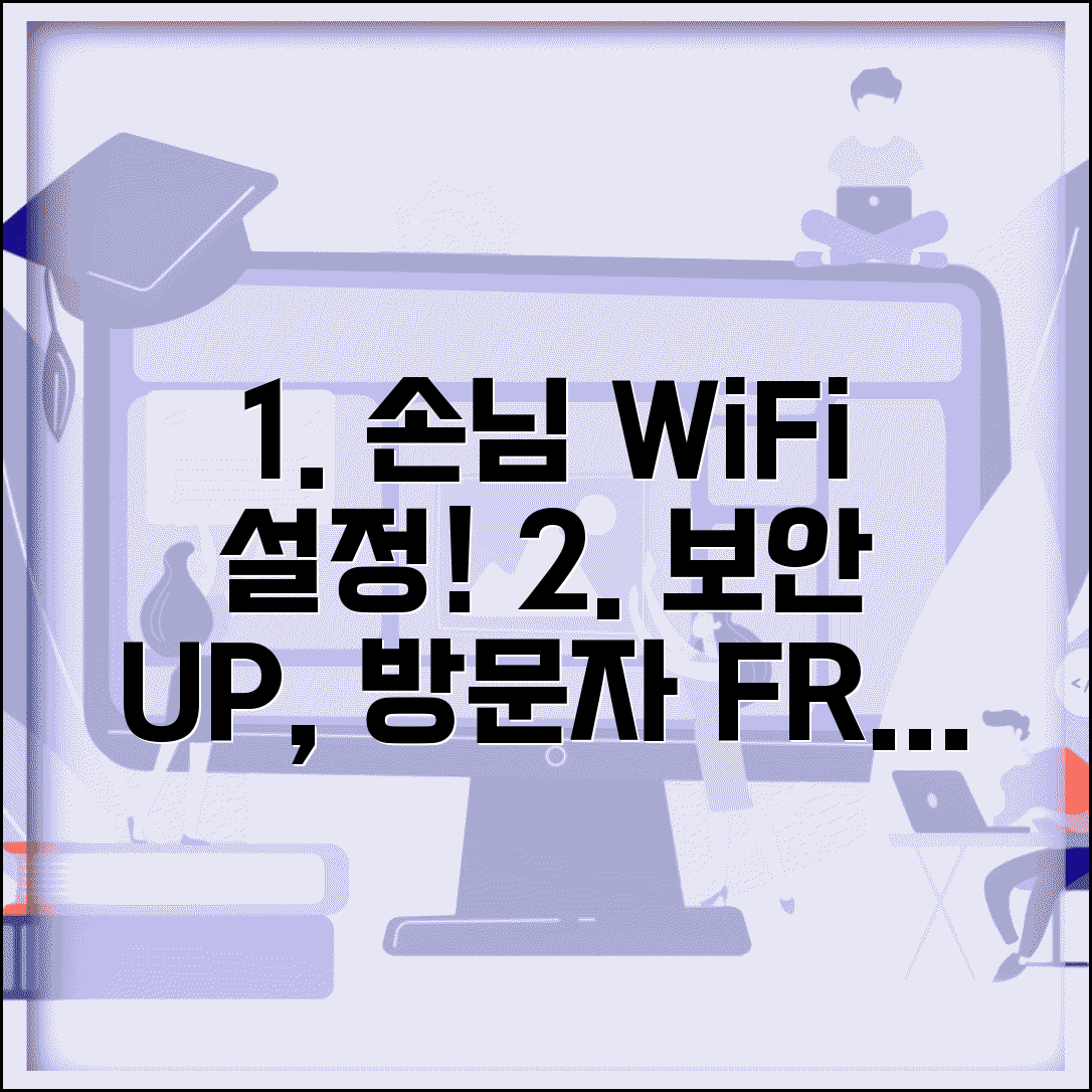 게스트 네트워크 설정 방법 | 방문자용 별도 WiFi 네트워크 구성하고 메인 네트워크 보호