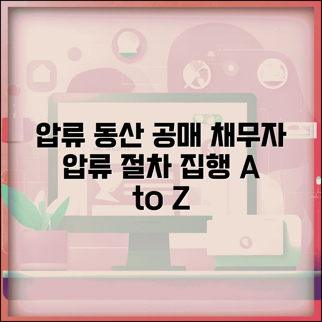 동산 압류 집행 | 채무자 동산 압류와 공매 처분 절차
