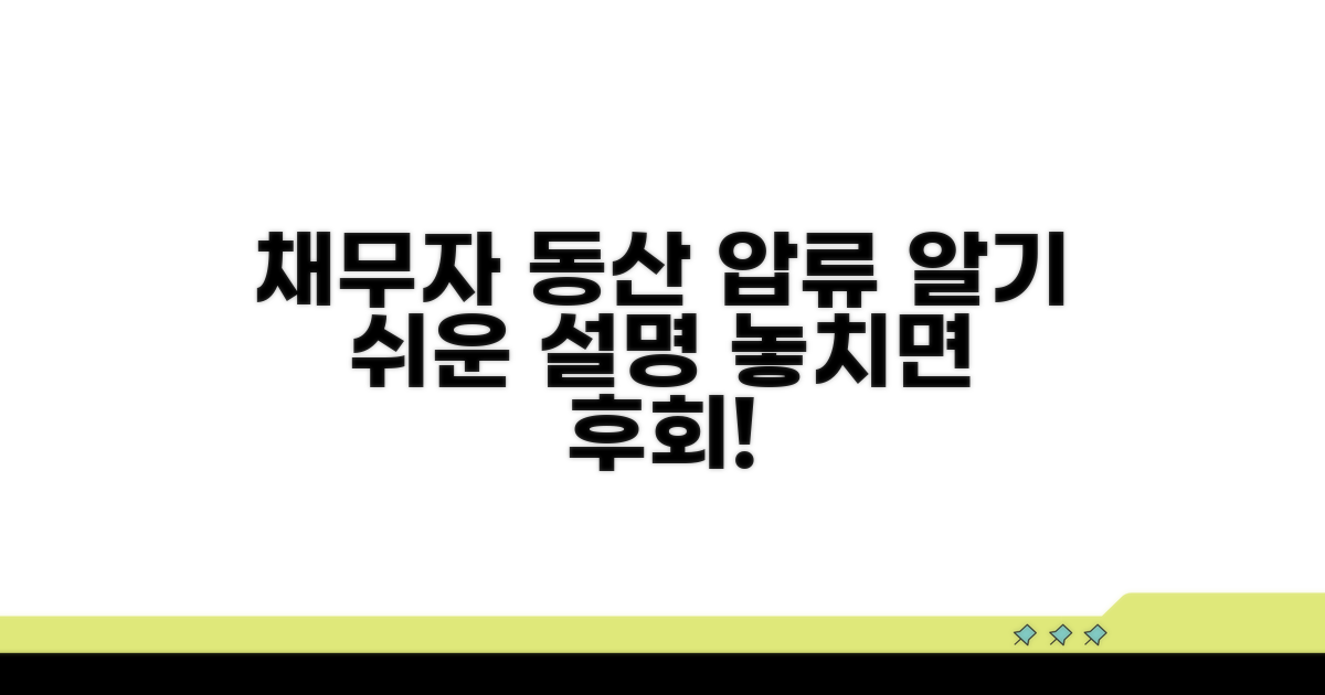 채무자의 동산 압류란?