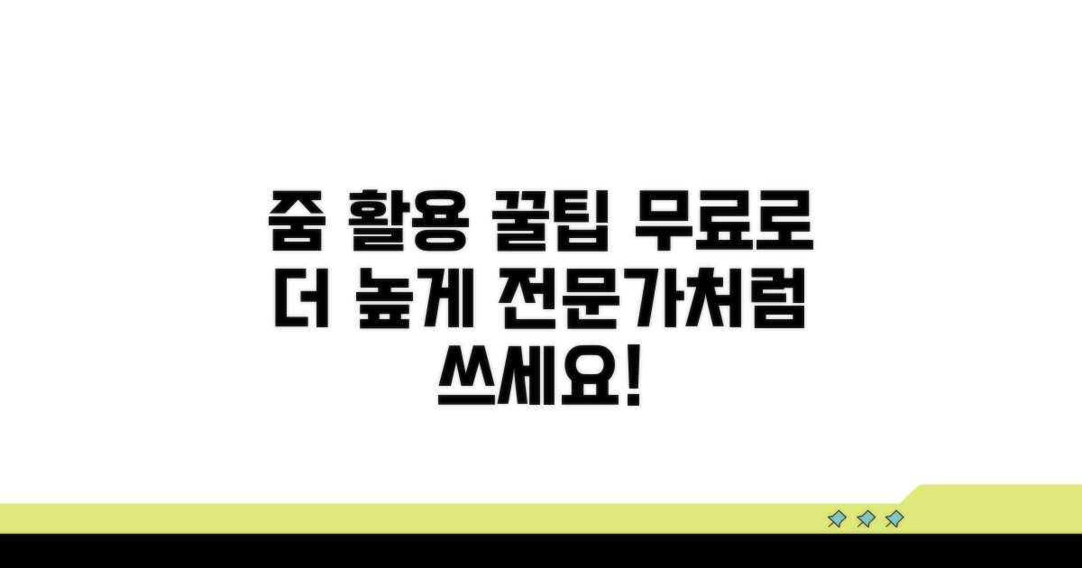 무료 줌 추가 활용 팁