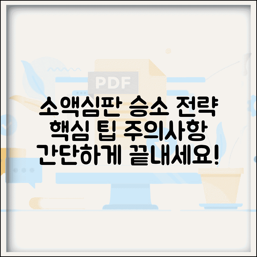 소액심판소송 성공 전략 | 소액심판청구 승소 팁 및 주의사항