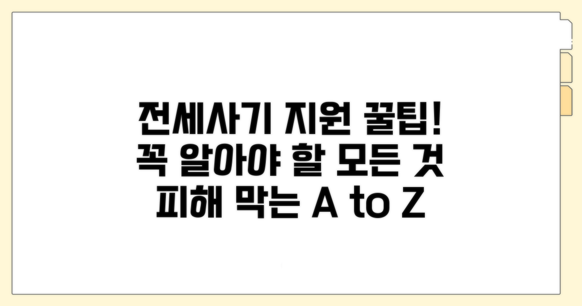 전세사기 피해자 지원, 핵심 총정리
