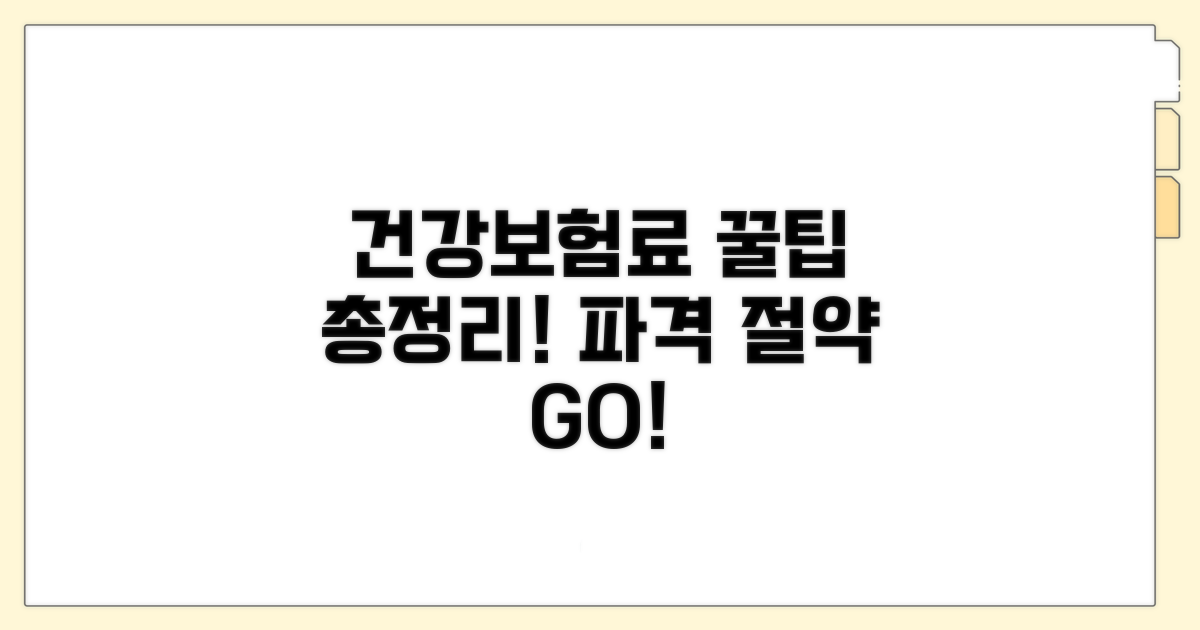 건강보험료 절약하는 꿀팁 총정리