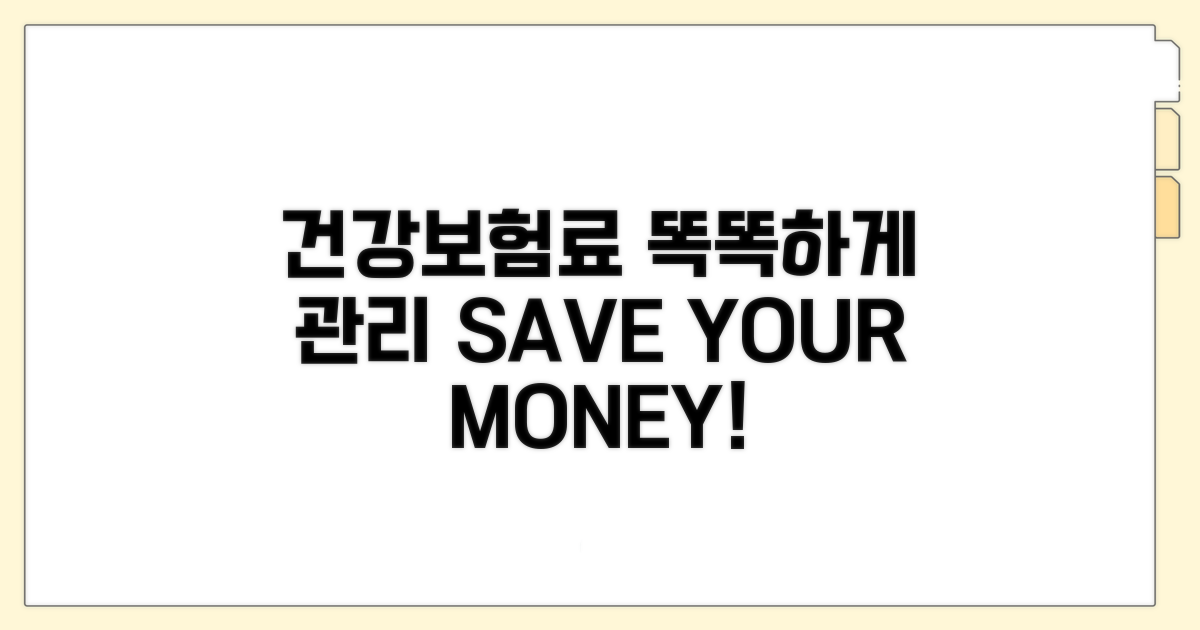 건강보험료, 현명하게 관리하세요