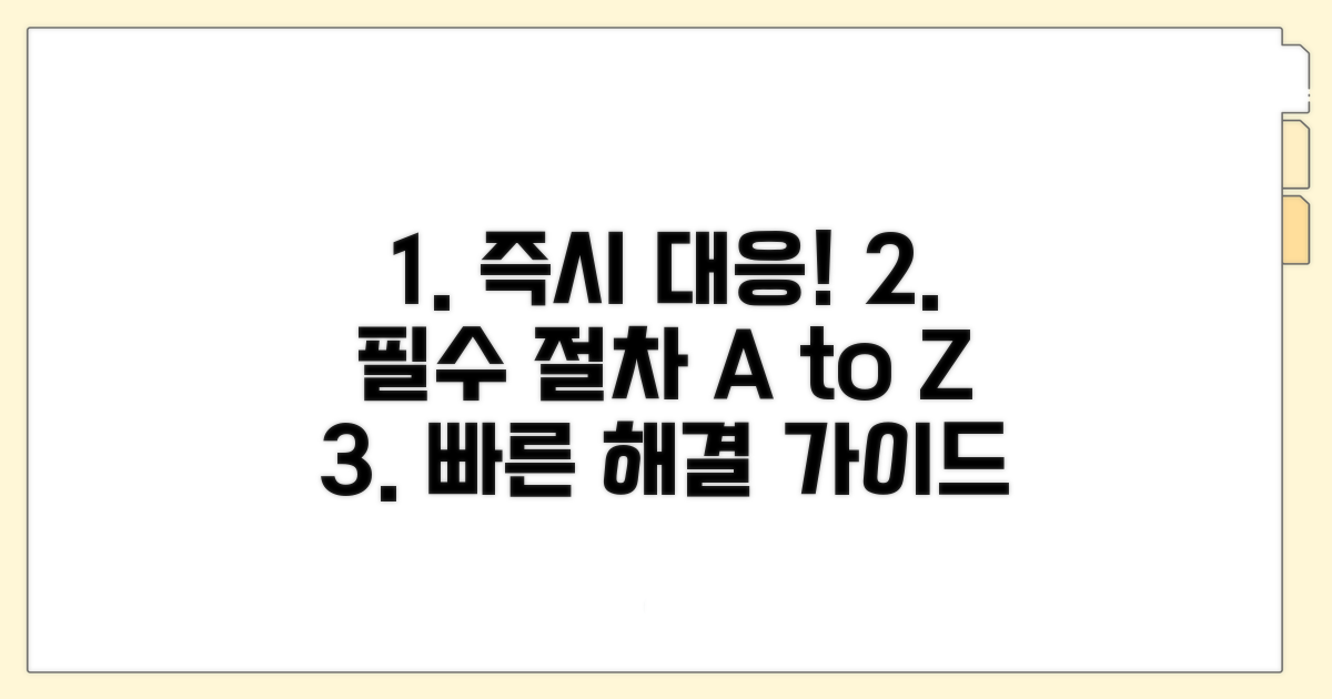 구체적인 대응 절차와 방법 가이드