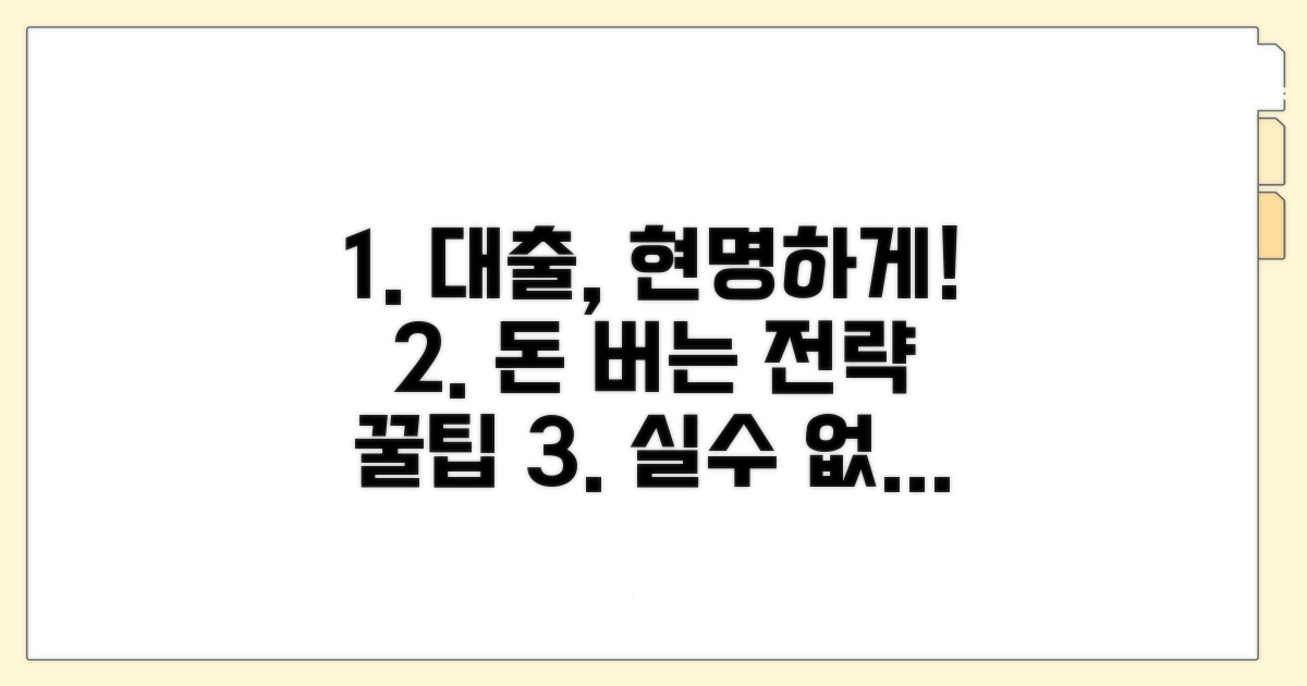 현명한 대출 활용 전략과 주의사항