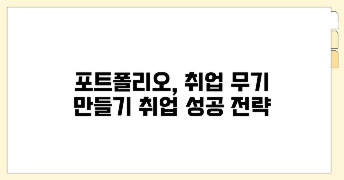 취업 시 포트폴리오, 효과적으로 활용하기