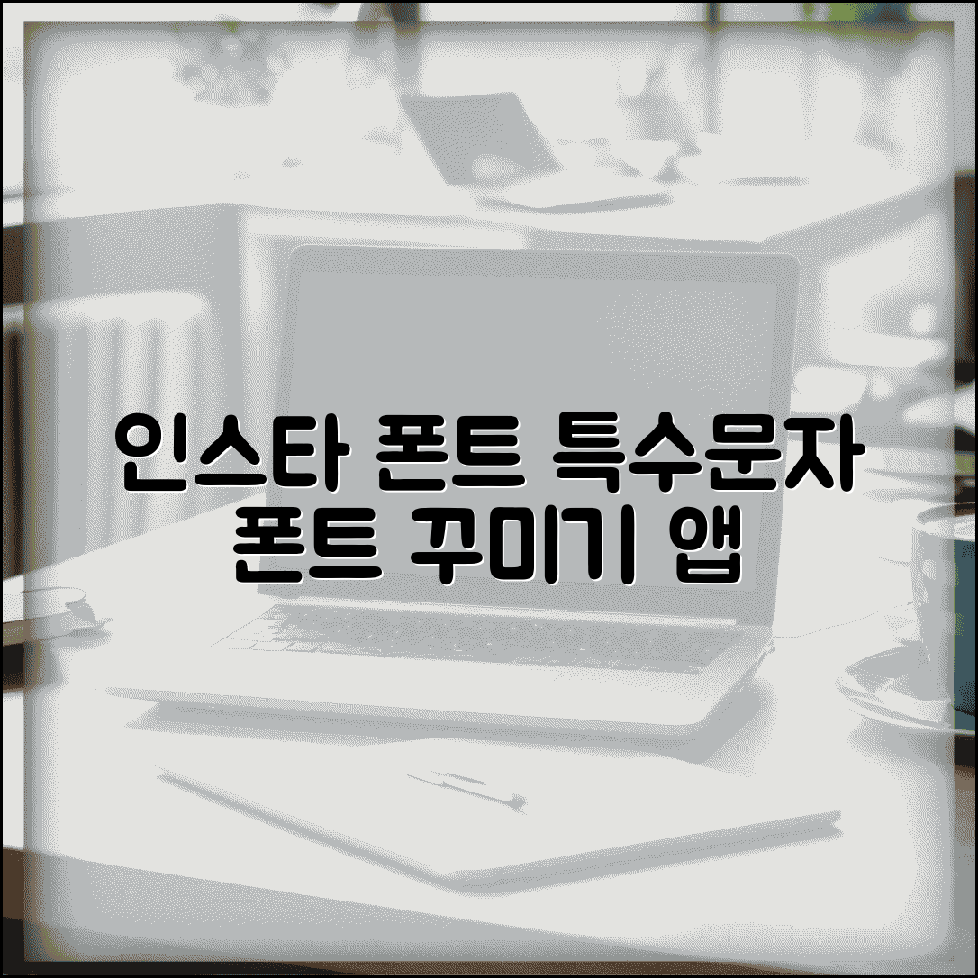인스타 폰트 바꾸기 방법 | 특수문자 폰트 생성기 및 꾸미기 앱