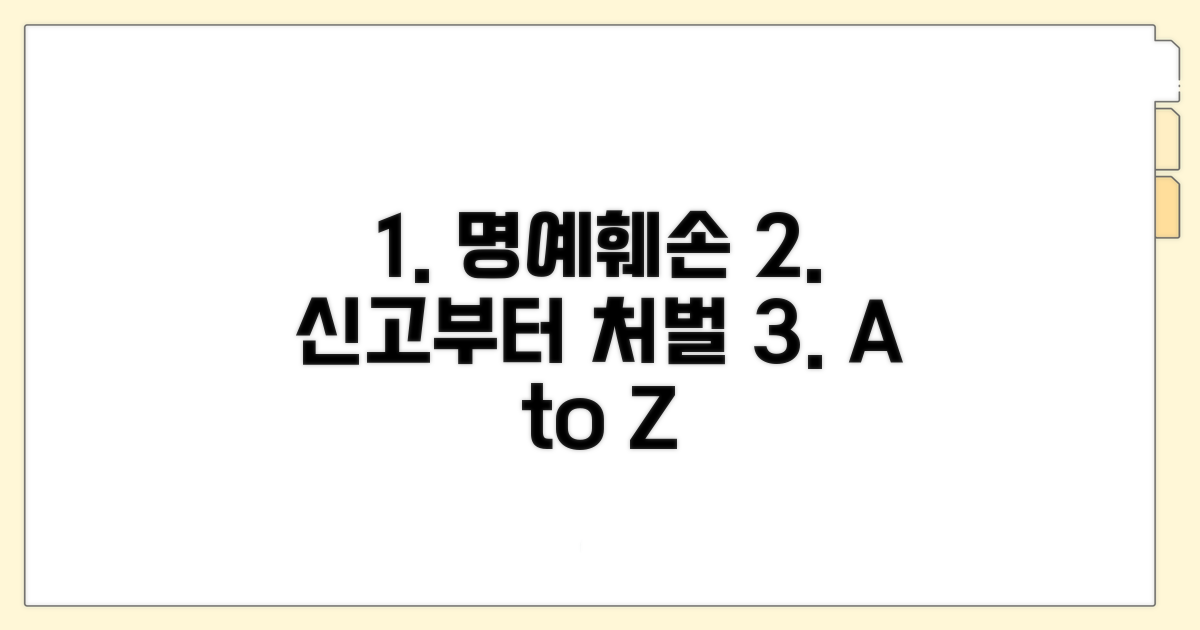 명예훼손 사건, 신고부터 처벌까지 절차