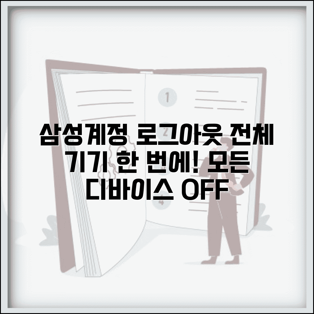 삼성계정 로그아웃 전체 기기 | 모든 디바이스 로그아웃