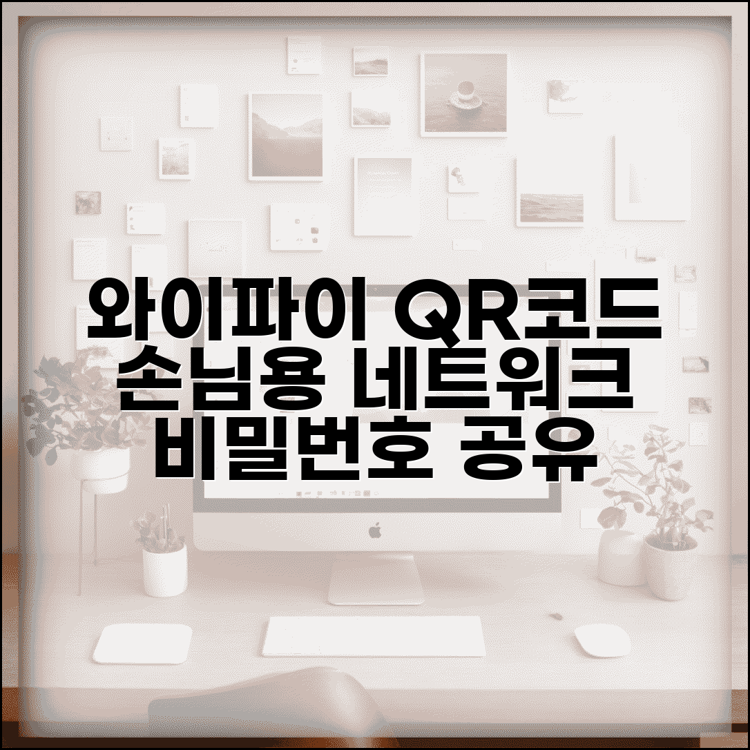 와이파이 비밀번호 QR코드 만들기 | 손님용 네트워크 접속 QR코드 생성하고 편리하게 공유
