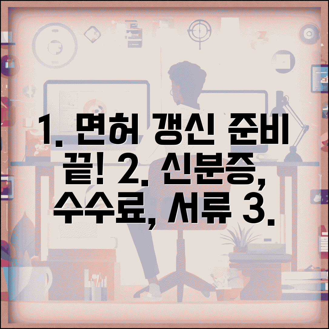 적성검사 갱신 준비물 총정리 | 신분증부터 수수료까지 면허 갱신 필요 서류 체크