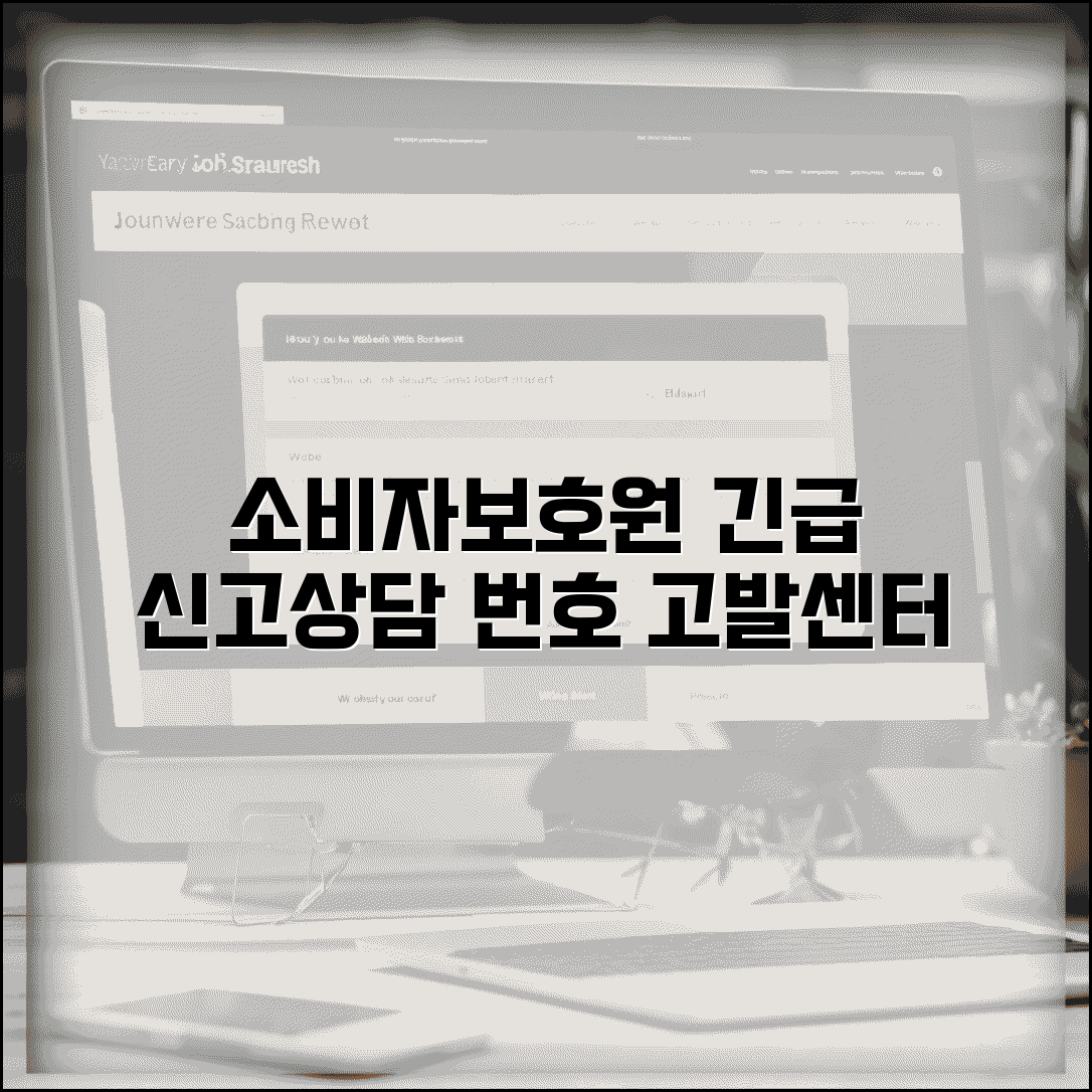 소비자보호원 전화번호 | 소비자보호원 고발센터 신고