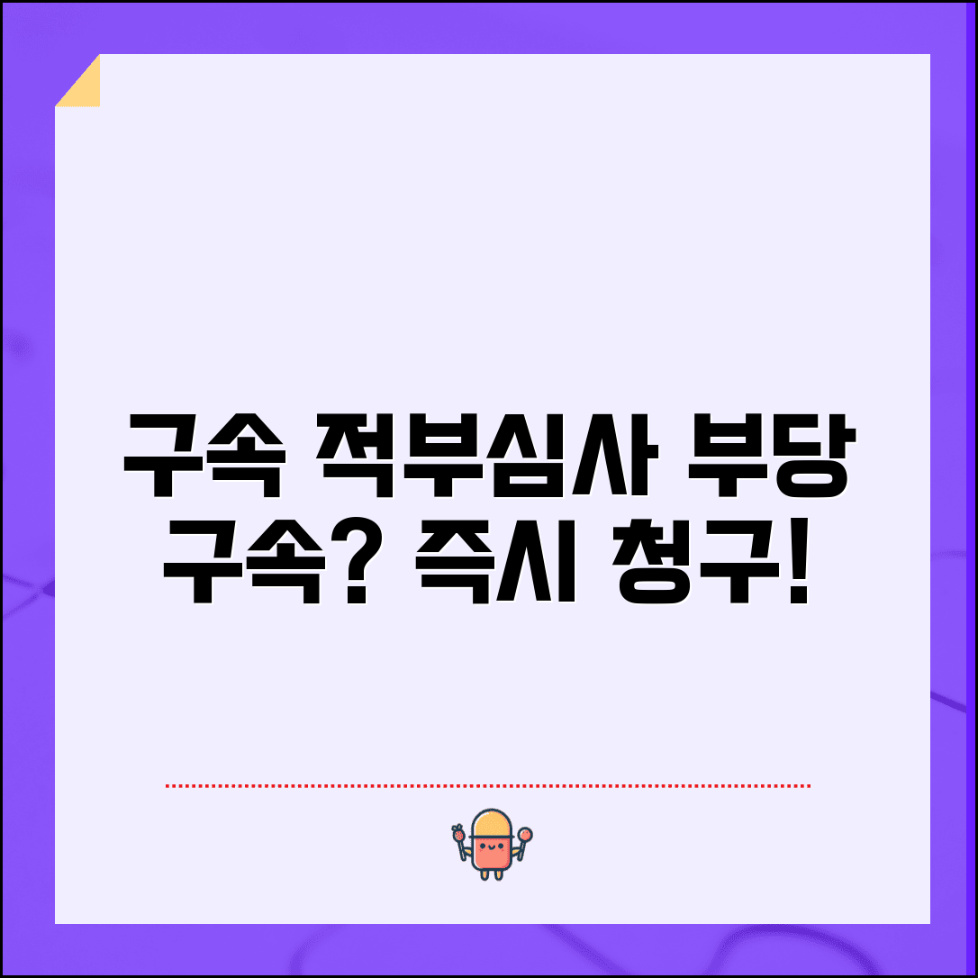 구속 적부 심사 | 구속 영장 부당시 구속적부심사 청구 절차