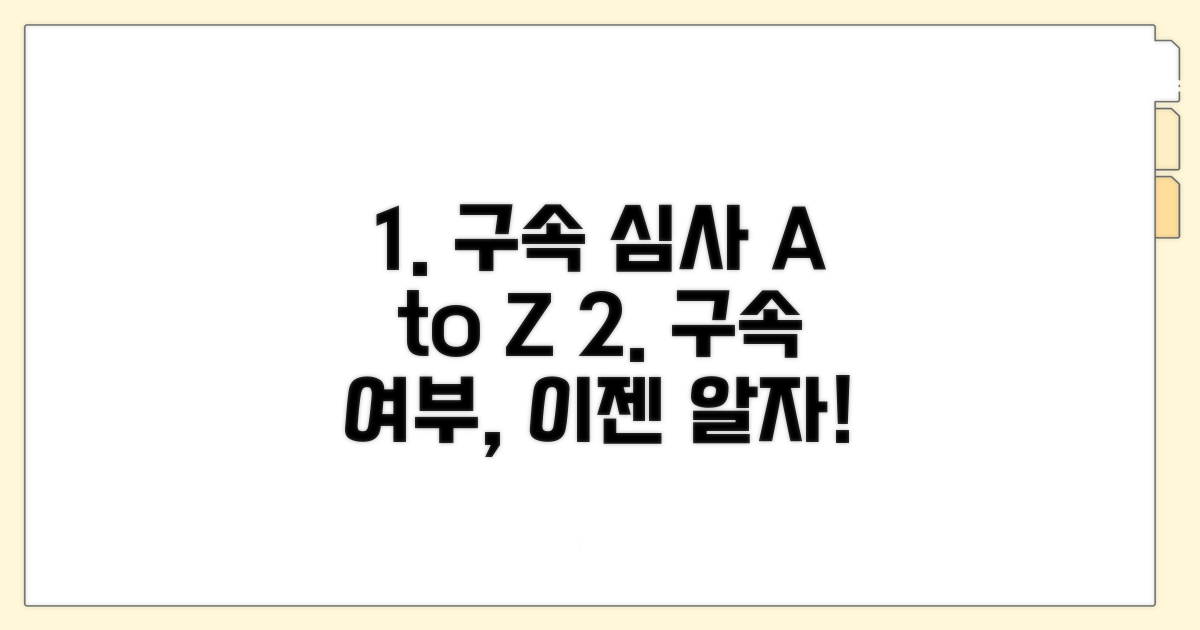 구속 적부 심사, 기본 개념 이해