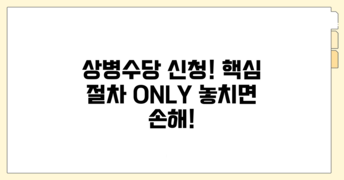 상병수당 신청 절차 완벽 가이드