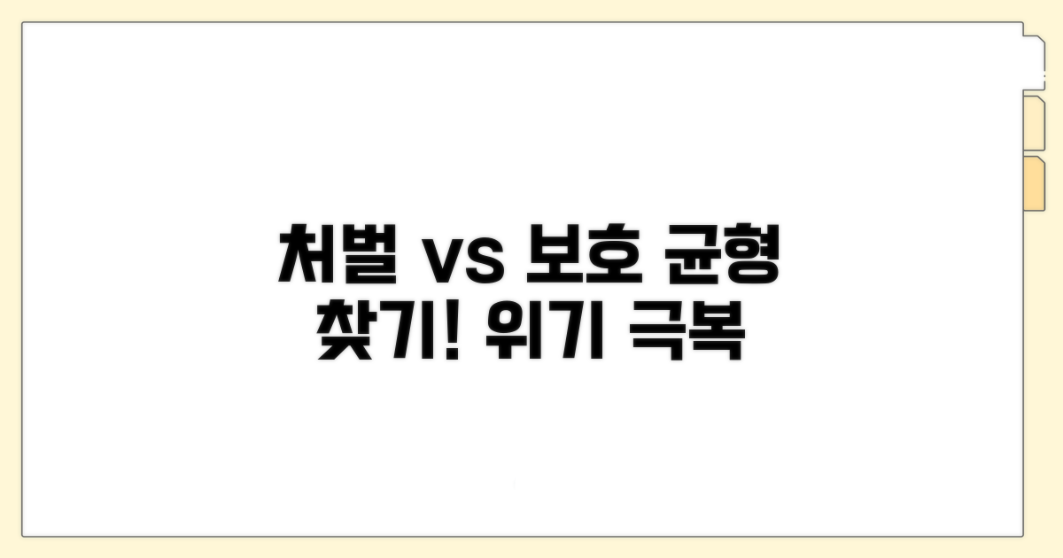 처벌과 보호, 균형 찾기