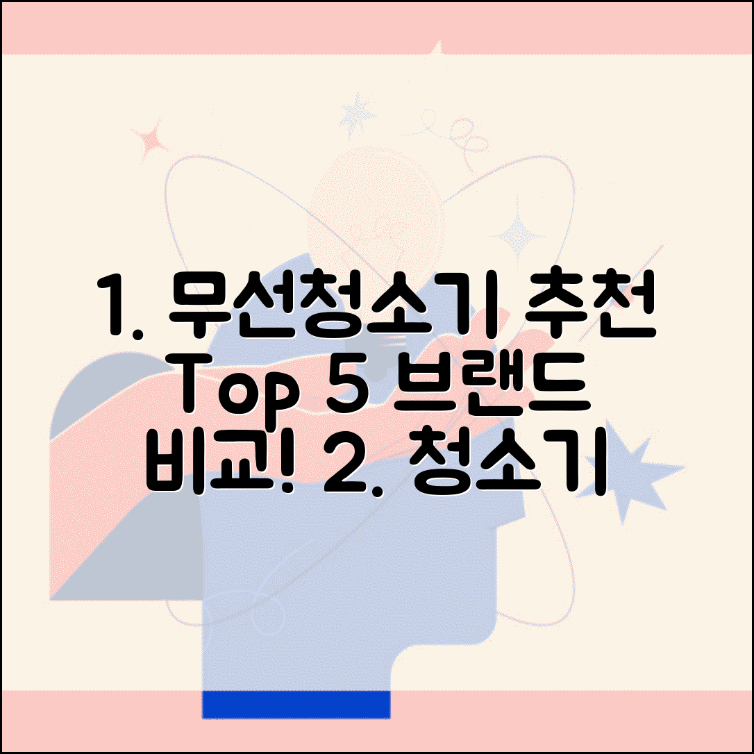 청소기 추천 순위 | 무선청소기 브랜드 비교