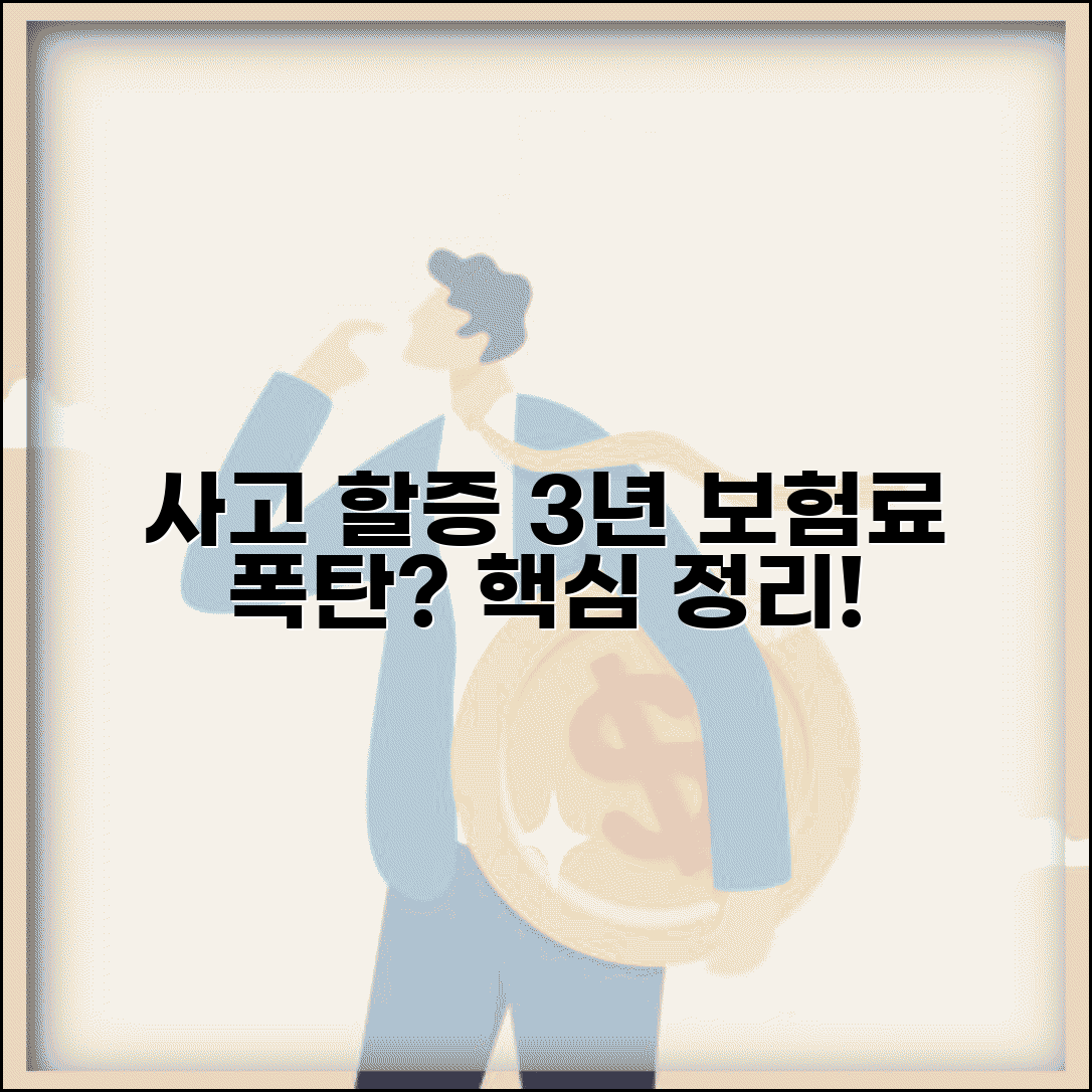 사고 이력 보험료 할증 기간 | 자동차 보험 사고 할증 3년