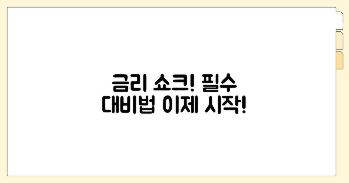 금리 쇼크 대비하는 방법