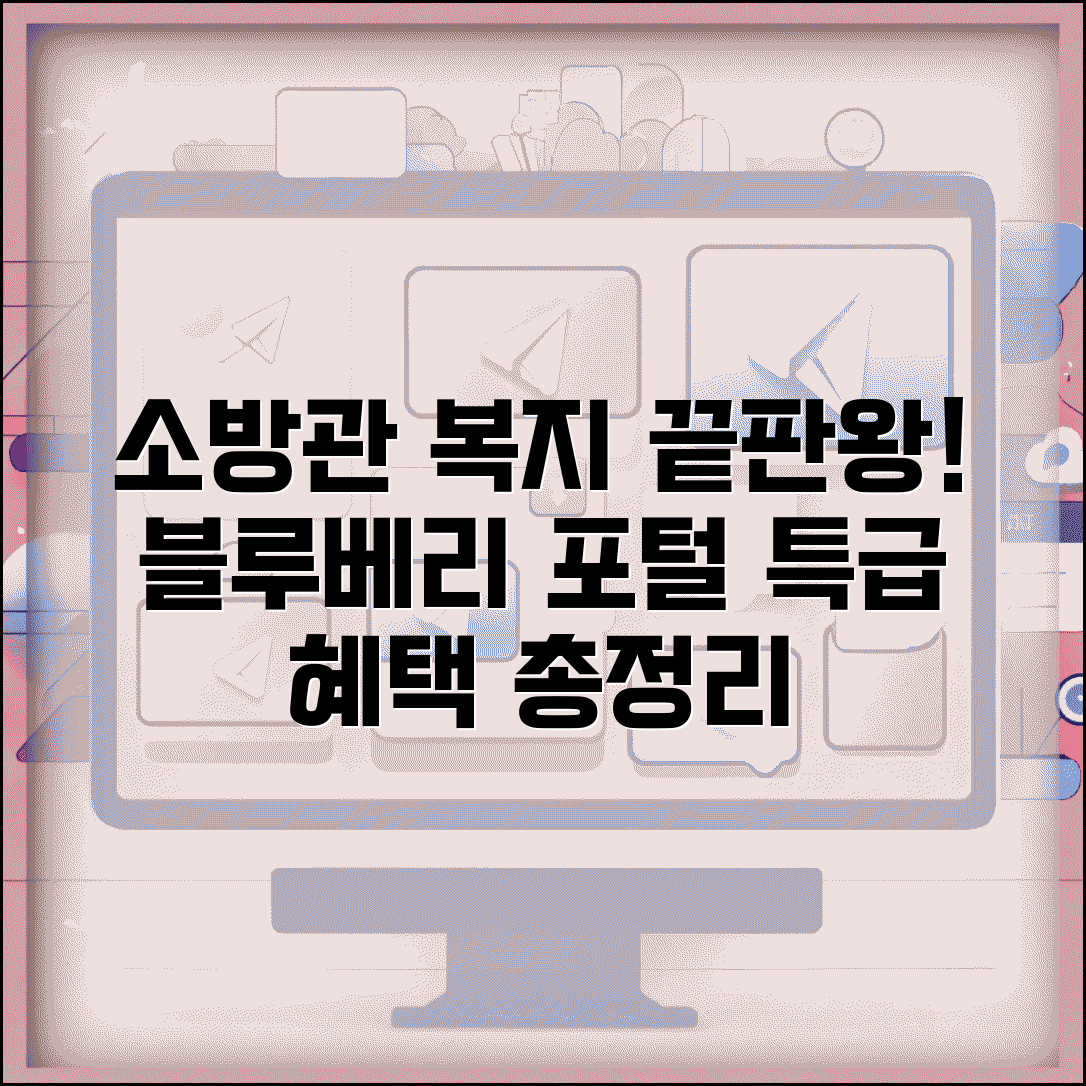 복지포털 블루베리 소방공무원 전용 | 소방관 복지 서비스와 할인 혜택 총정리