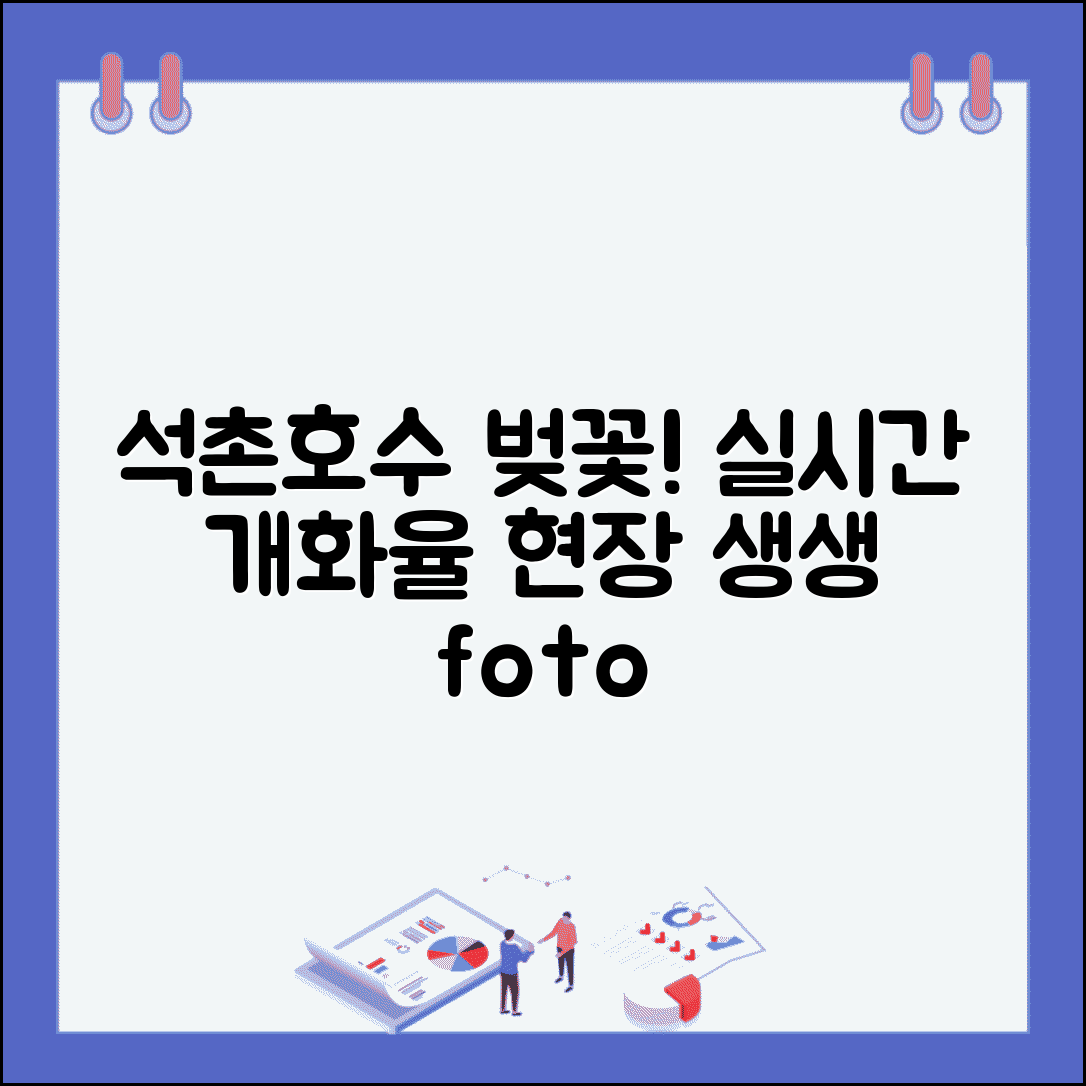 석촌호수 벚꽃 실시간 상황 | 개화율과 최신 현장 사진