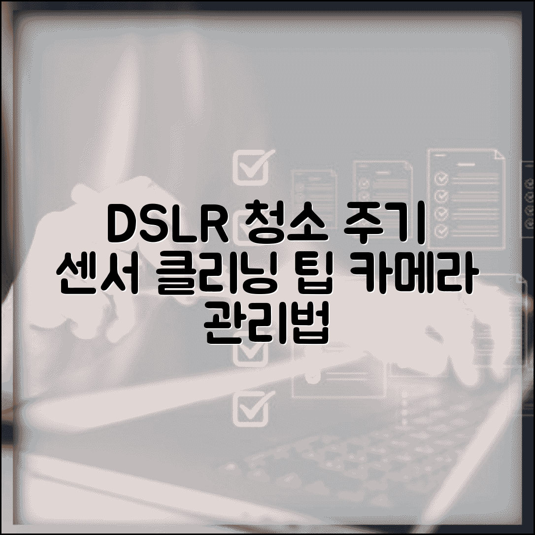 DSLR 카메라 청소 주기 방법 | 카메라 센서 청소 빈도