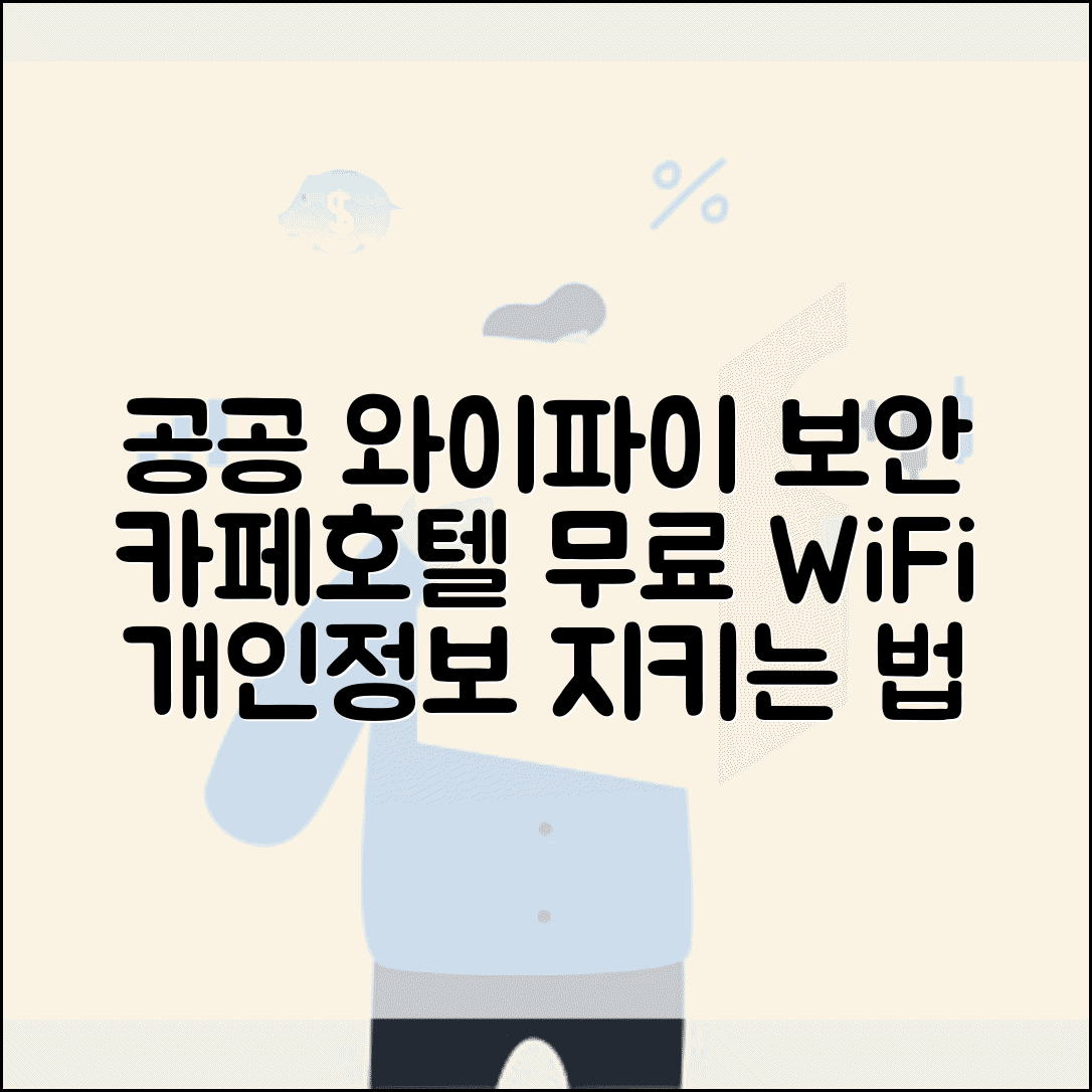 공공 와이파이 보안 주의사항 | 카페 공항 호텔 무료 WiFi 이용시 개인정보 보호 방법