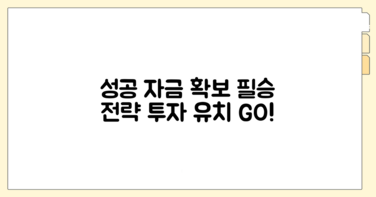 성공적인 자금 확보 전략