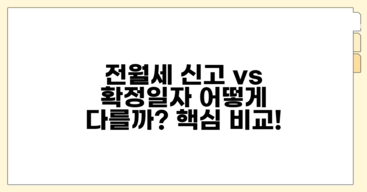 전월세신고와 확정일자, 무엇이 다를까