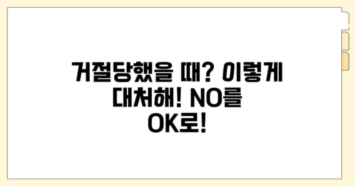 상대방 거부 시 대처 방법