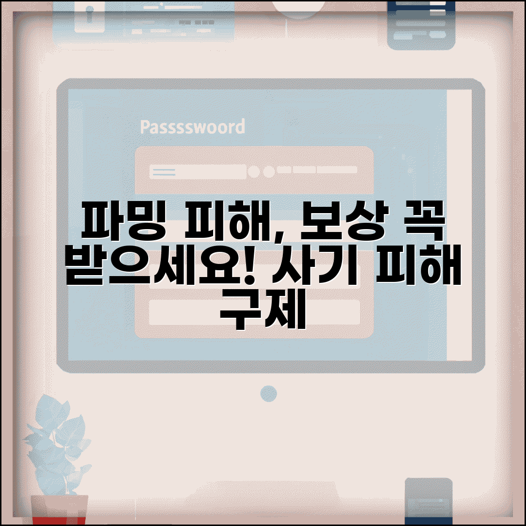 파밍 피해 보상 청구 방법 | 파밍 사기 피해 구제