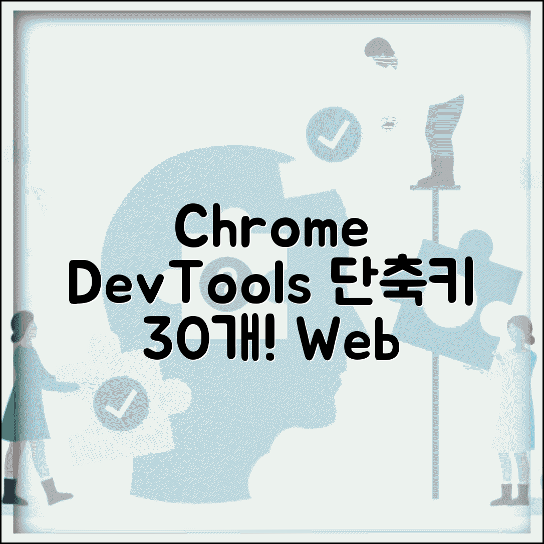 Chrome DevTools 개발자 도구 단축키 30개 | 웹 디버깅 효율화 및 작업 속도 향상 팁