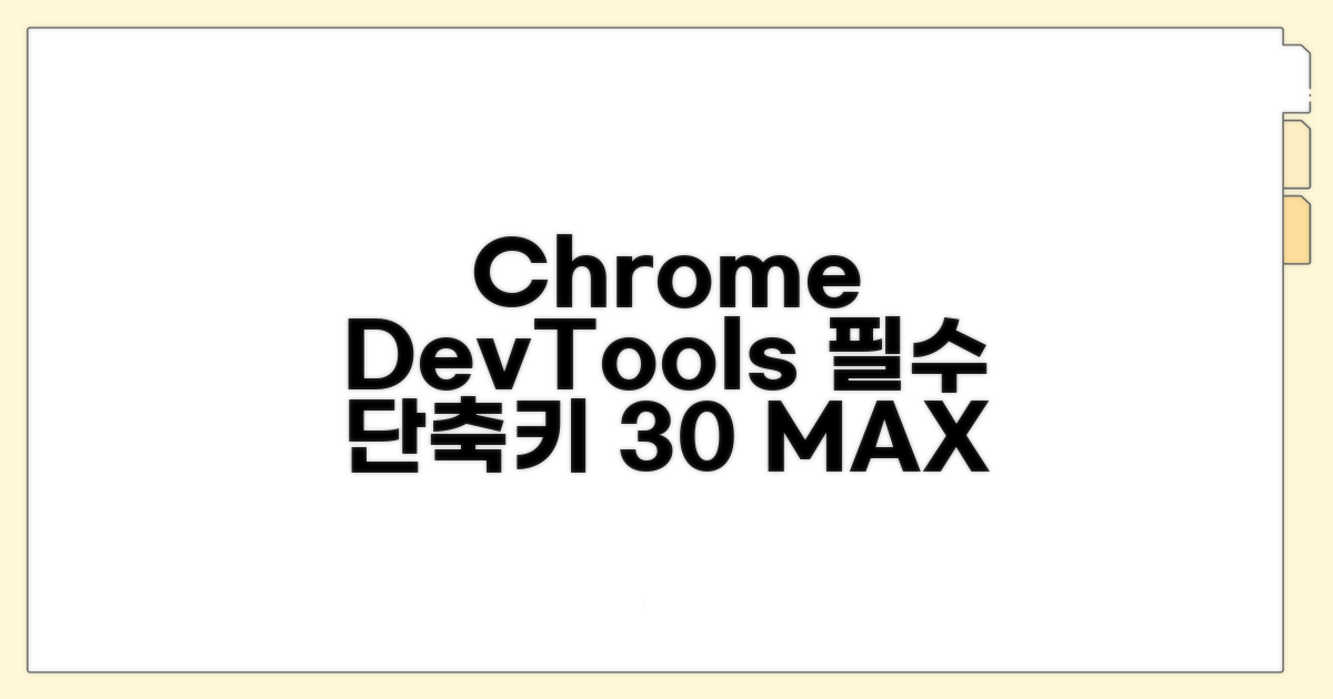 Chrome DevTools 필수 단축키 30가지