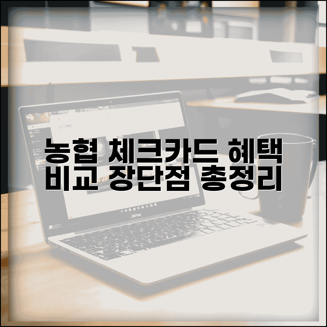 농협 체크카드 종류별 혜택 비교 | NH농협 카드 상품별 장단점 총정리