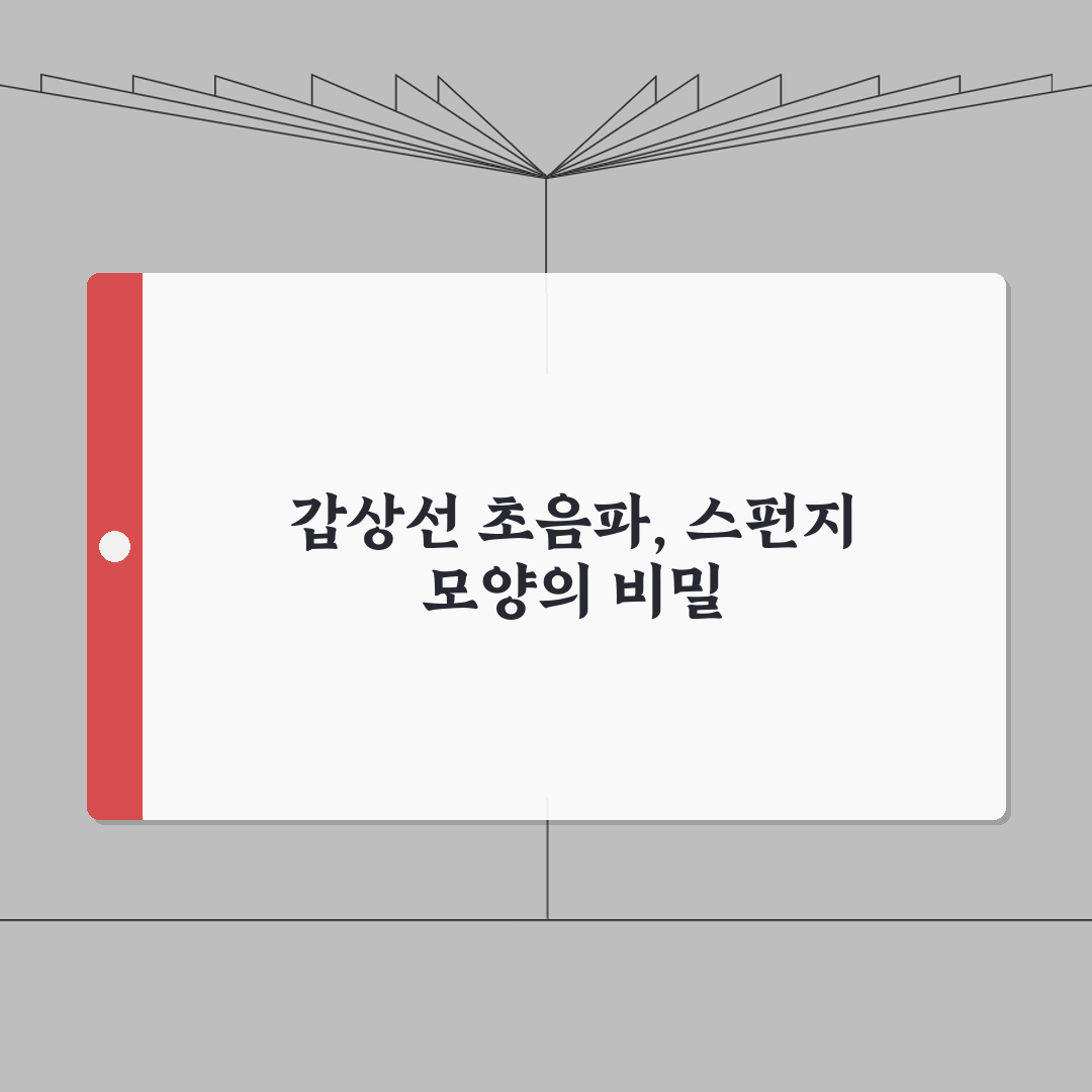 갑상선 초음파 spongiform appearance 소견 | 해면상 모양 갑상선 양성 결