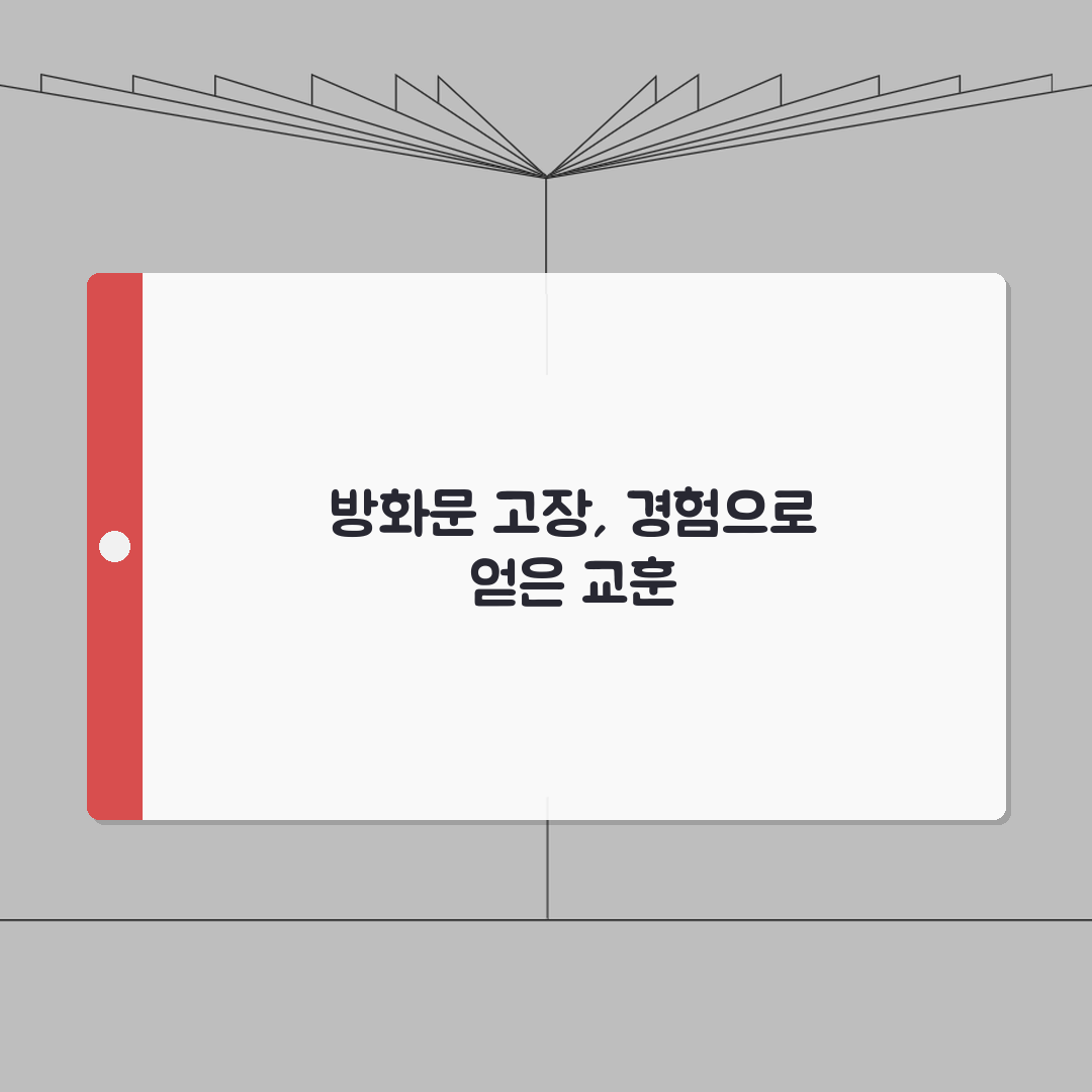 방화문 자동 폐쇄 장치 고장 | 방화 셔터 닫힘 오류 체험기, 정말 황당했네요