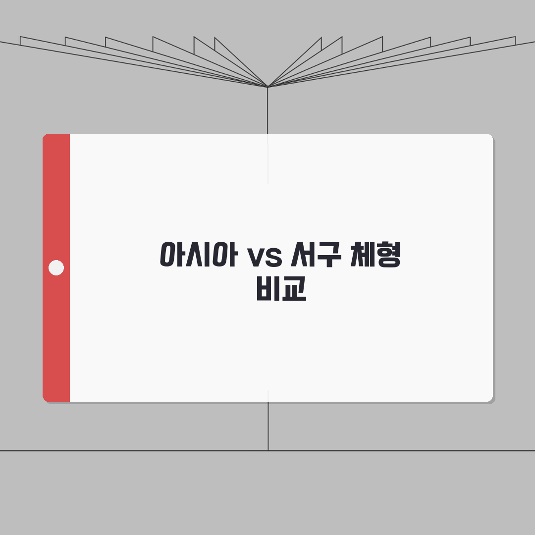 아시아인 서구인 체형 사이즈 차이 비교 가이드, 직접 해봤어요!
